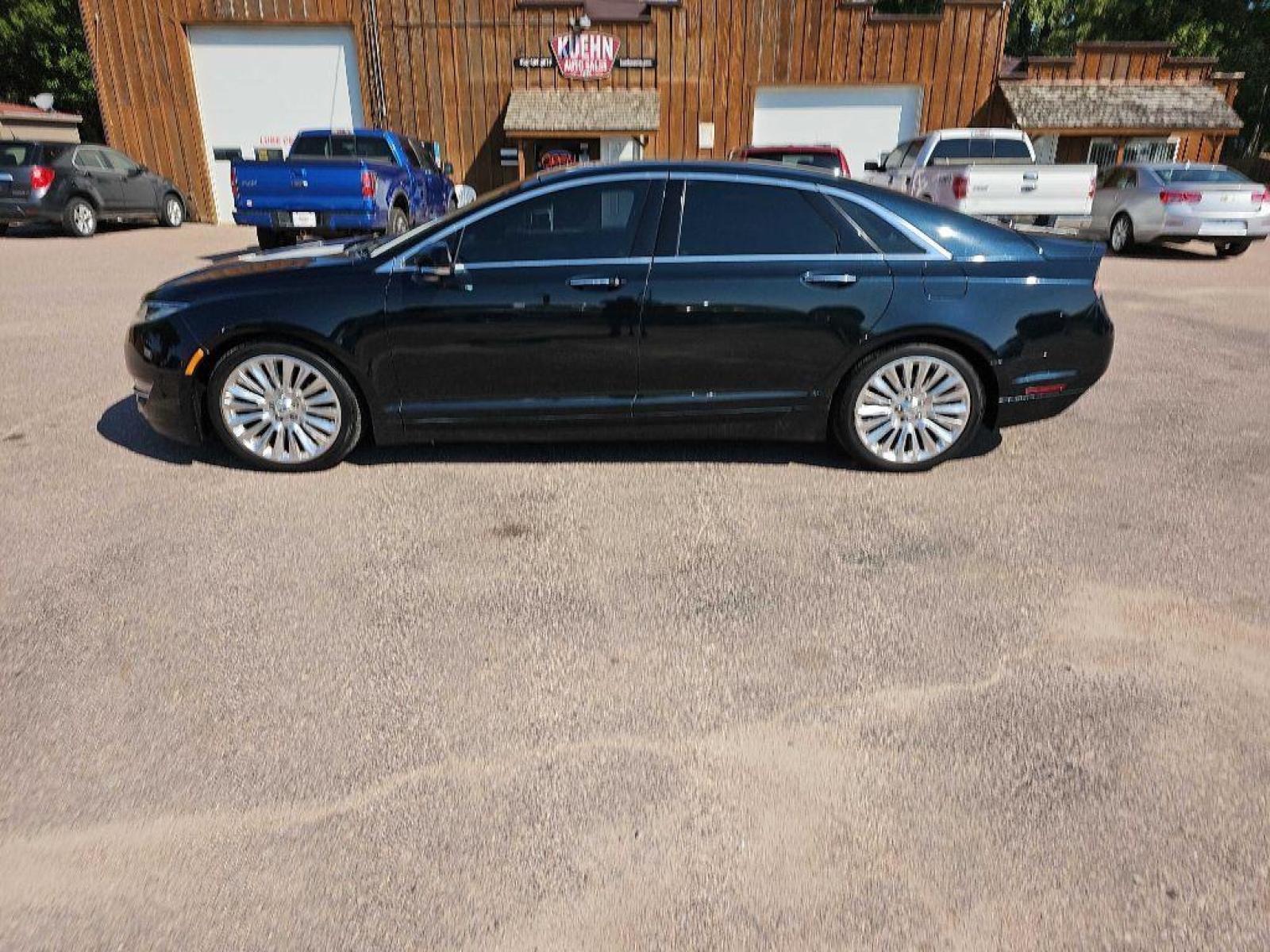 2014 BLACK LINCOLN MKZ (3LN6L2J9XER) with an 2.0L engine, Automatic transmission, located at 495 Old Highway 20 West, South Sioux City, NE, 68776, (402) 494-2677, 42.458408, -96.443512 - Photo #1