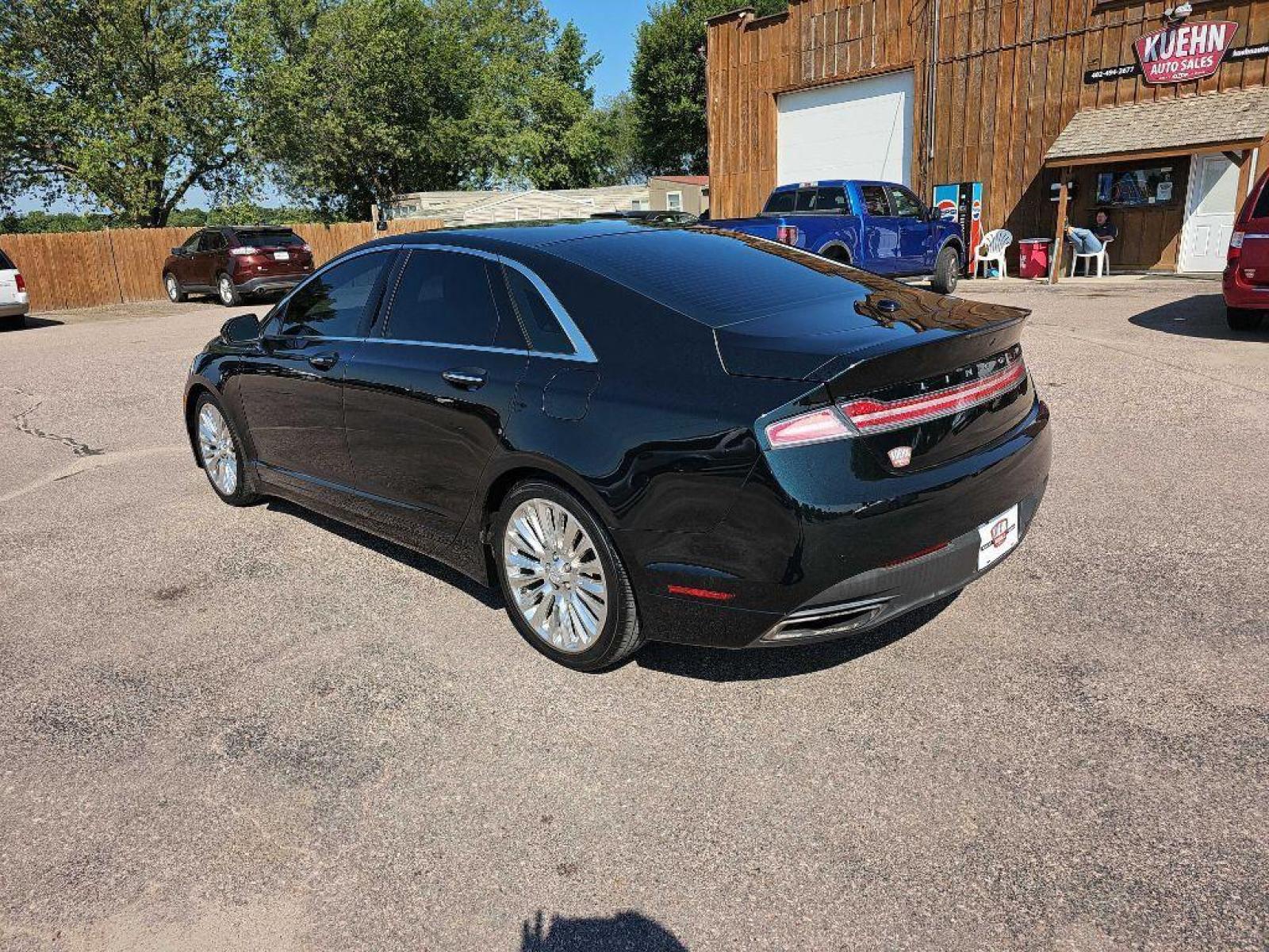 2014 BLACK LINCOLN MKZ (3LN6L2J9XER) with an 2.0L engine, Automatic transmission, located at 495 Old Highway 20 West, South Sioux City, NE, 68776, (402) 494-2677, 42.458408, -96.443512 - Photo #2