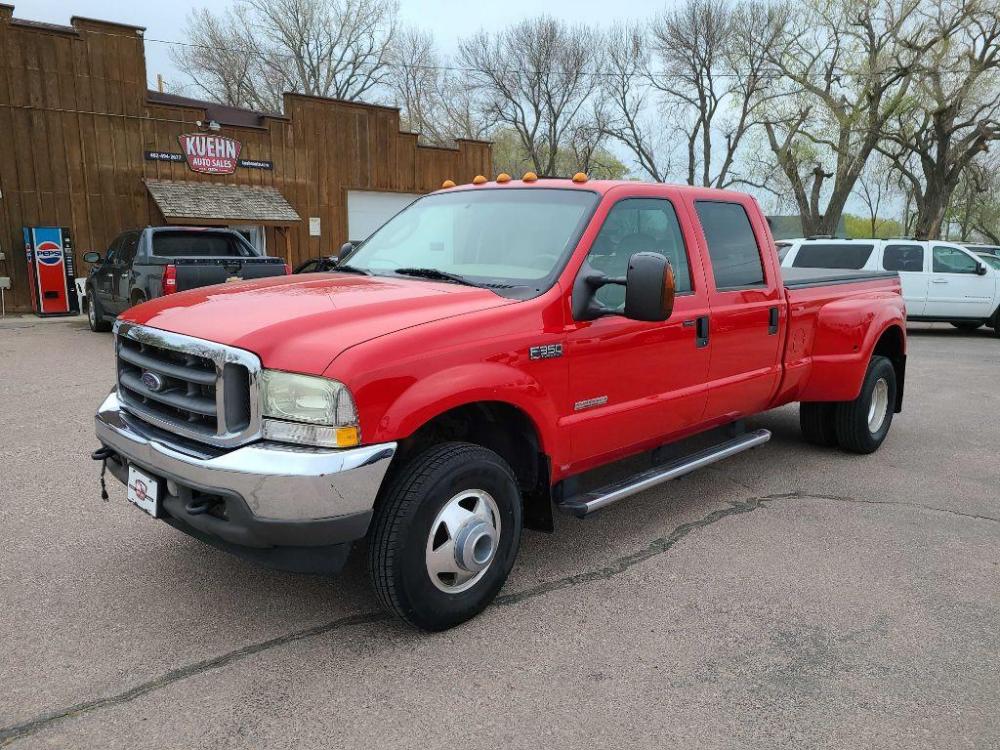2004 RED FORD F350 SUPER DUTY (1FTWW33P74E) with an 6.0L engine, Automatic transmission, located at 495 Old Highway 20 West, South Sioux City, NE, 68776, (402) 494-2677, 42.458408, -96.443512 - Photo #0