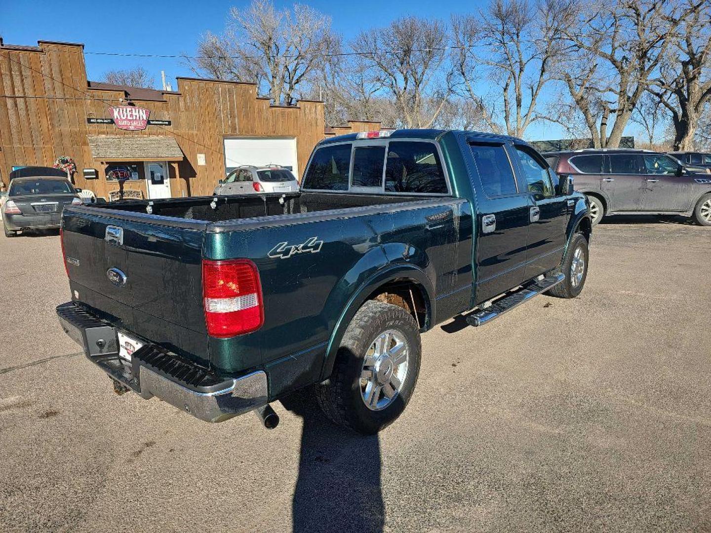 2008 GREEN FORD F150 SUPERCREW (1FTPW14V28K) with an 5.4L engine, Automatic transmission, located at 495 Old Highway 20 West, South Sioux City, NE, 68776, (402) 494-2677, 42.458408, -96.443512 - Photo#3