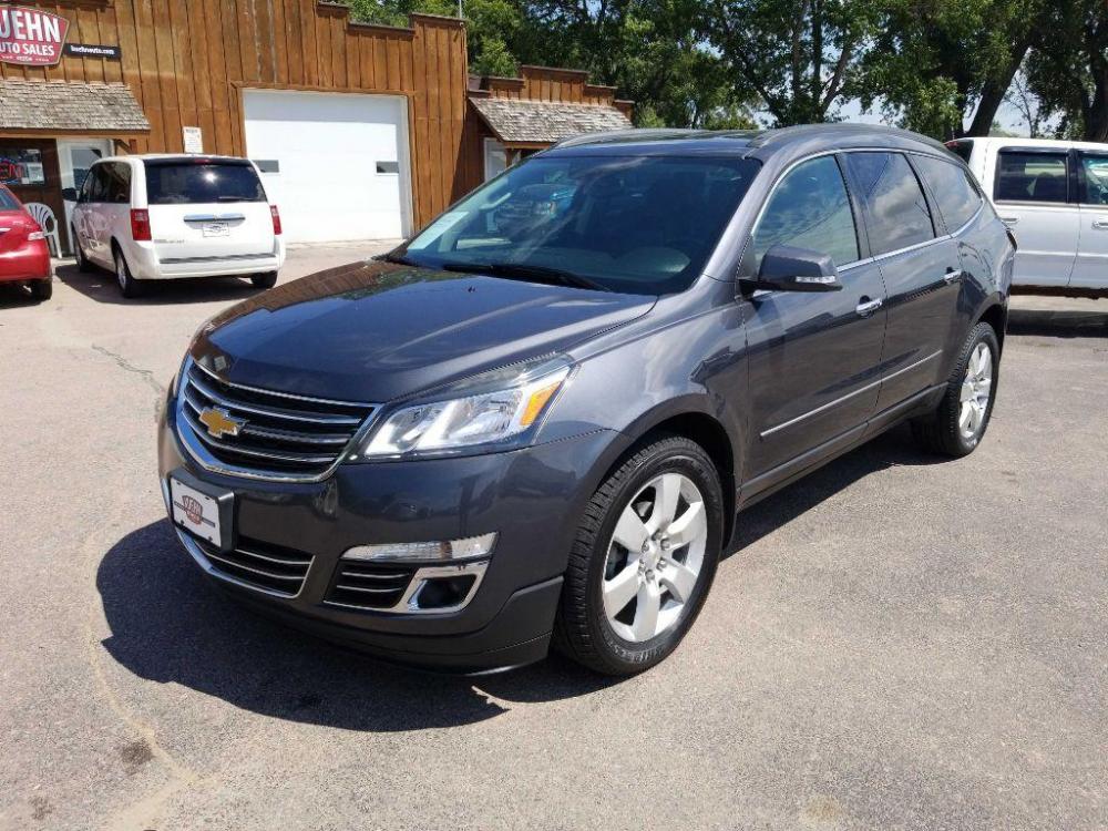 2013 GREY CHEVROLET TRAVERSE LTZ (1GNKVLKD0DJ) with an 3.6L engine, Automatic transmission, located at 495 Old Highway 20 West, South Sioux City, NE, 68776, (402) 494-2677, 42.458408, -96.443512 - Photo #0