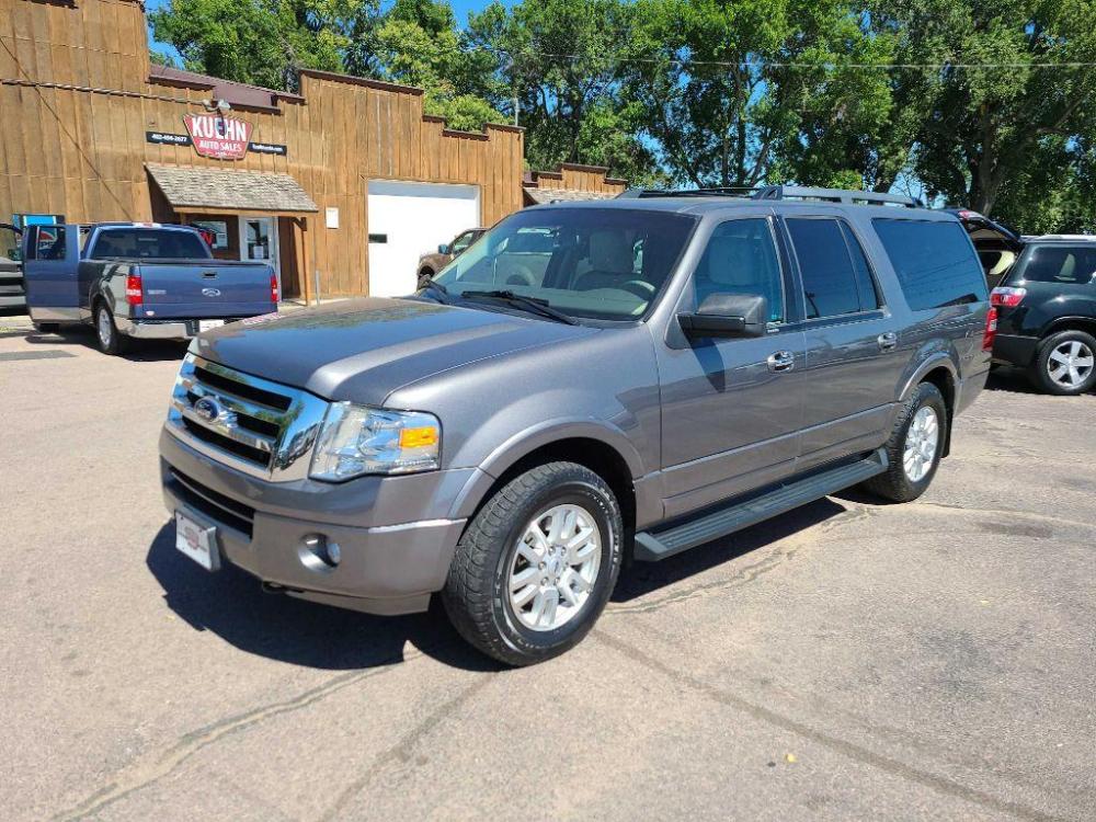 2014 GREY FORD EXPEDITION EL XLT (1FMJK1J50EE) with an 5.4L engine, Automatic transmission, located at 495 Old Highway 20 West, South Sioux City, NE, 68776, (402) 494-2677, 42.458408, -96.443512 - Photo #0