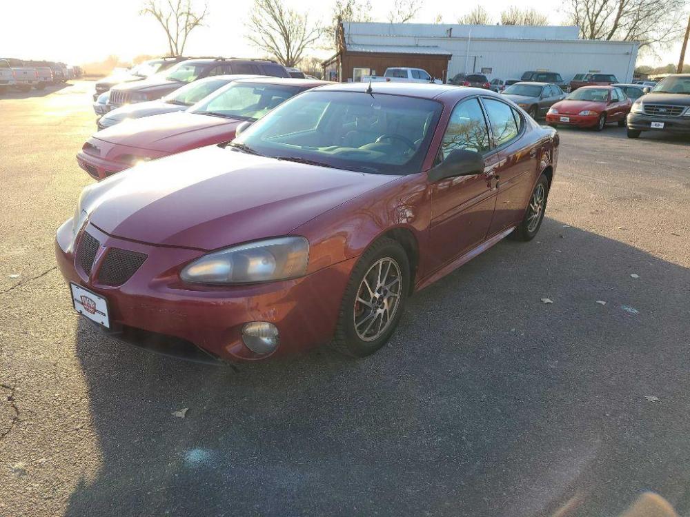 2004 MAROON PONTIAC GRAND PRIX GTP (2G2WR524341) with an 3.8L engine, Automatic transmission, located at 495 Old Highway 20 West, South Sioux City, NE, 68776, (402) 494-2677, 42.458408, -96.443512 - Photo #0