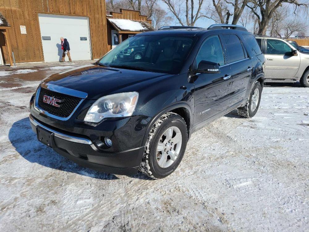 2008 BLACK GMC ACADIA SLT-2 (1GKEV33768J) with an 3.6L engine, Automatic transmission, located at 495 Old Highway 20 West, South Sioux City, NE, 68776, (402) 494-2677, 42.458408, -96.443512 - Photo #0