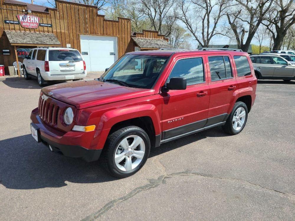 2012 MAROON JEEP PATRIOT LATITUDE (1C4NJRFB9CD) with an 2.4L engine, Continuously Variable transmission, located at 495 Old Highway 20 West, South Sioux City, NE, 68776, (402) 494-2677, 42.458408, -96.443512 - Photo #0