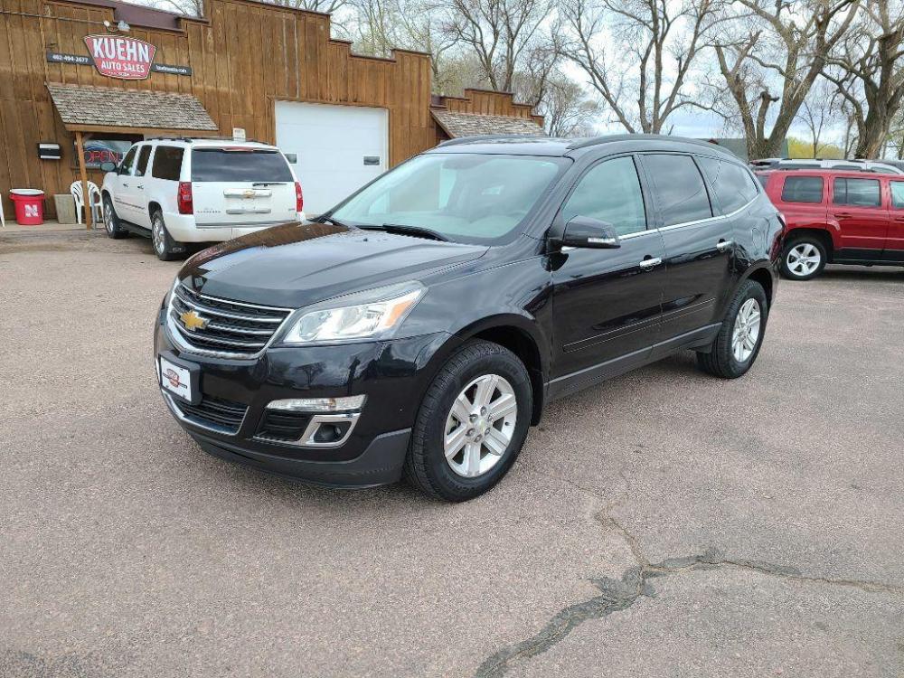 2013 BLACK CHEVROLET TRAVERSE LT (1GNKVJKD8DJ) with an 3.6L engine, Automatic transmission, located at 495 Old Highway 20 West, South Sioux City, NE, 68776, (402) 494-2677, 42.458408, -96.443512 - Photo #0