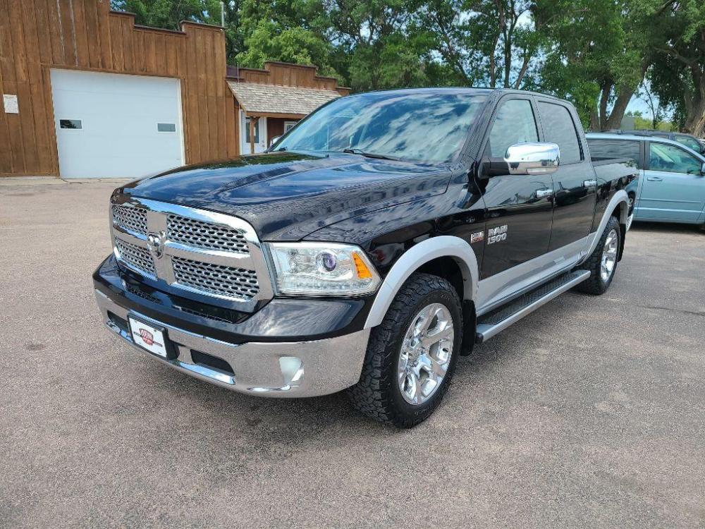 2013 BLACK RAM 1500 LARAMIE (1C6RR7NT4DS) with an 5.7L engine, Automatic transmission, located at 495 Old Highway 20 West, South Sioux City, NE, 68776, (402) 494-2677, 42.458408, -96.443512 - Photo #0