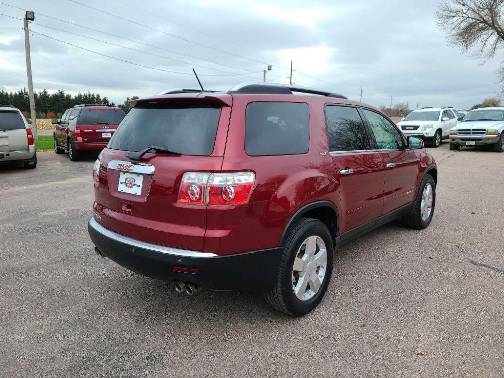 2008 MAROON GMC ACADIA SLT-2 (1GKER33768J) with an 3.6L engine, Automatic transmission, located at 495 Old Highway 20 West, South Sioux City, NE, 68776, (402) 494-2677, 42.458408, -96.443512 - Photo #3