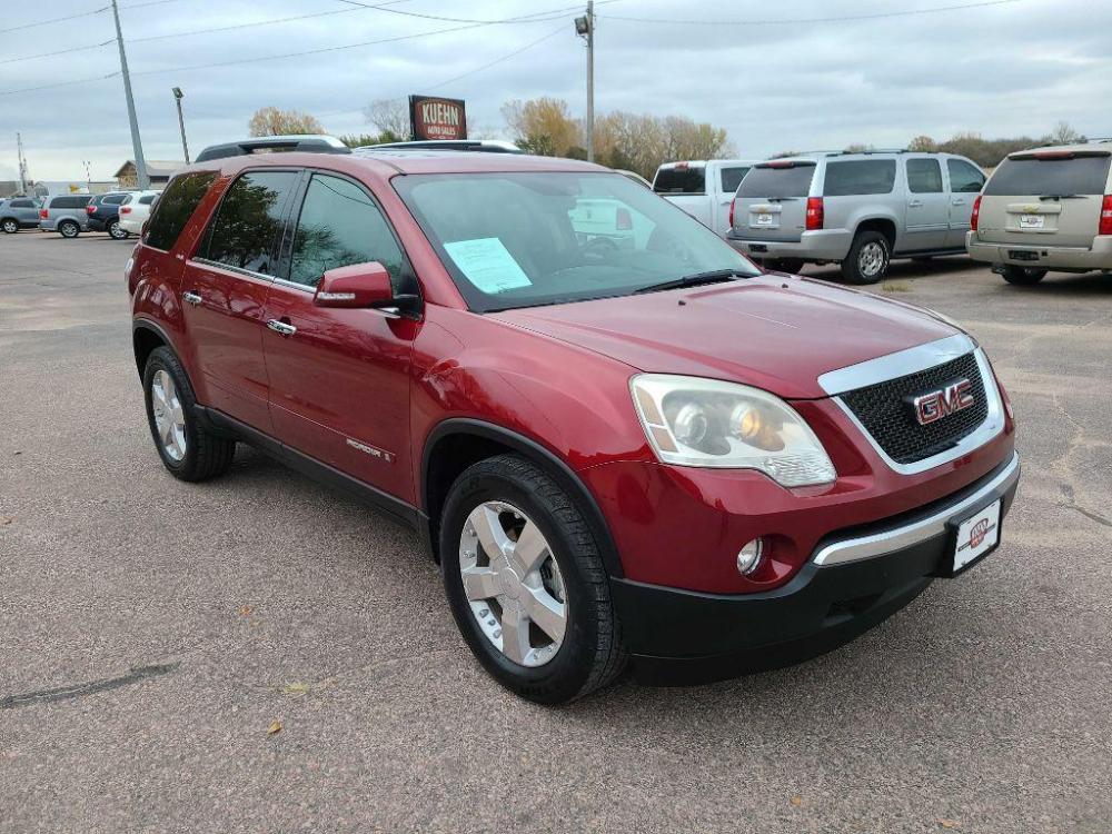 2008 MAROON GMC ACADIA SLT-2 (1GKER33768J) with an 3.6L engine, Automatic transmission, located at 495 Old Highway 20 West, South Sioux City, NE, 68776, (402) 494-2677, 42.458408, -96.443512 - Photo #5