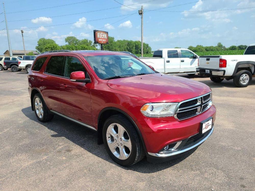 2014 MAROON DODGE DURANGO LIMITED (1C4RDJDG1EC) with an 3.6L engine, Automatic transmission, located at 495 Old Highway 20 West, South Sioux City, NE, 68776, (402) 494-2677, 42.458408, -96.443512 - Photo #5