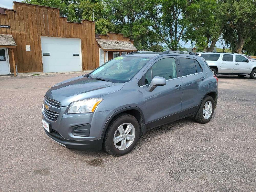 2015 BLUE CHEVROLET TRAX 1LT (KL7CJRSB6FB) with an 1.4L engine, Automatic transmission, located at 495 Old Highway 20 West, South Sioux City, NE, 68776, (402) 494-2677, 42.458408, -96.443512 - Photo #0