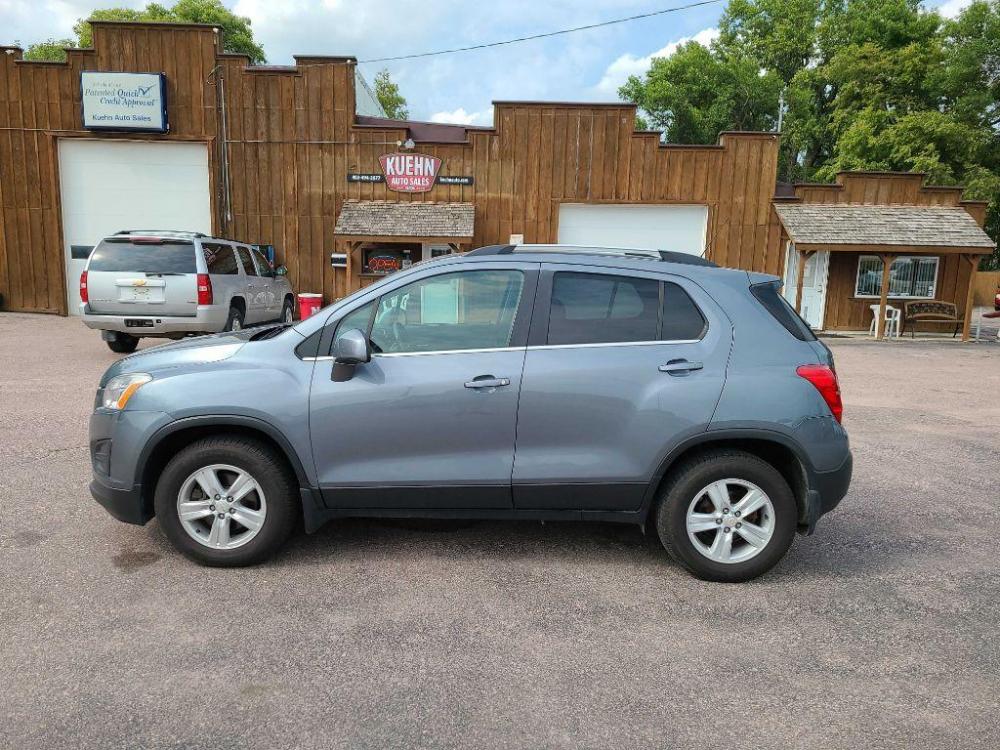 2015 BLUE CHEVROLET TRAX 1LT (KL7CJRSB6FB) with an 1.4L engine, Automatic transmission, located at 495 Old Highway 20 West, South Sioux City, NE, 68776, (402) 494-2677, 42.458408, -96.443512 - Photo #1