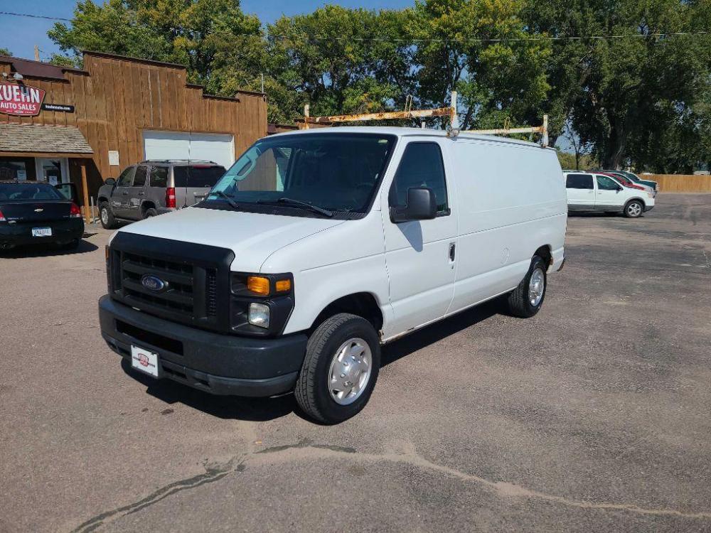 2010 WHITE FORD ECONOLINE E150 VAN (1FTNE1EL2AD) with an 5.4L engine, Automatic transmission, located at 495 Old Highway 20 West, South Sioux City, NE, 68776, (402) 494-2677, 42.458408, -96.443512 - Photo #0