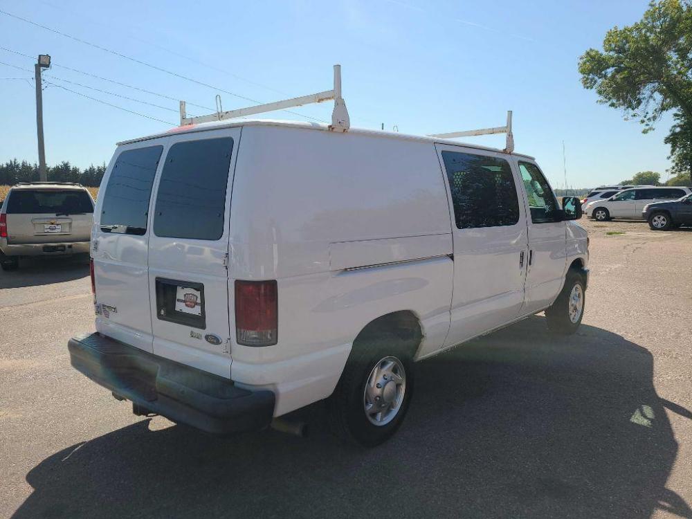 2010 WHITE FORD ECONOLINE E150 VAN (1FTNE1EL2AD) with an 5.4L engine, Automatic transmission, located at 495 Old Highway 20 West, South Sioux City, NE, 68776, (402) 494-2677, 42.458408, -96.443512 - Photo #3