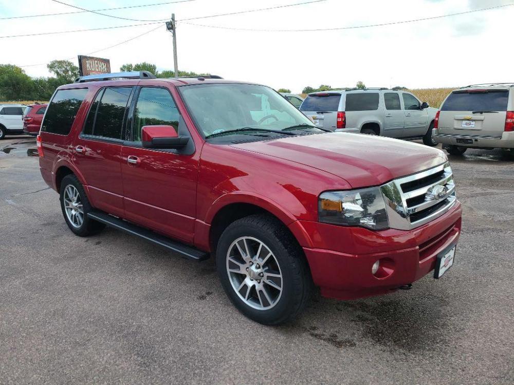 2013 MAROON FORD EXPEDITION LIMITED (1FMJU2A58DE) with an 5.4L engine, Automatic transmission, located at 495 Old Highway 20 West, South Sioux City, NE, 68776, (402) 494-2677, 42.458408, -96.443512 - Photo #5