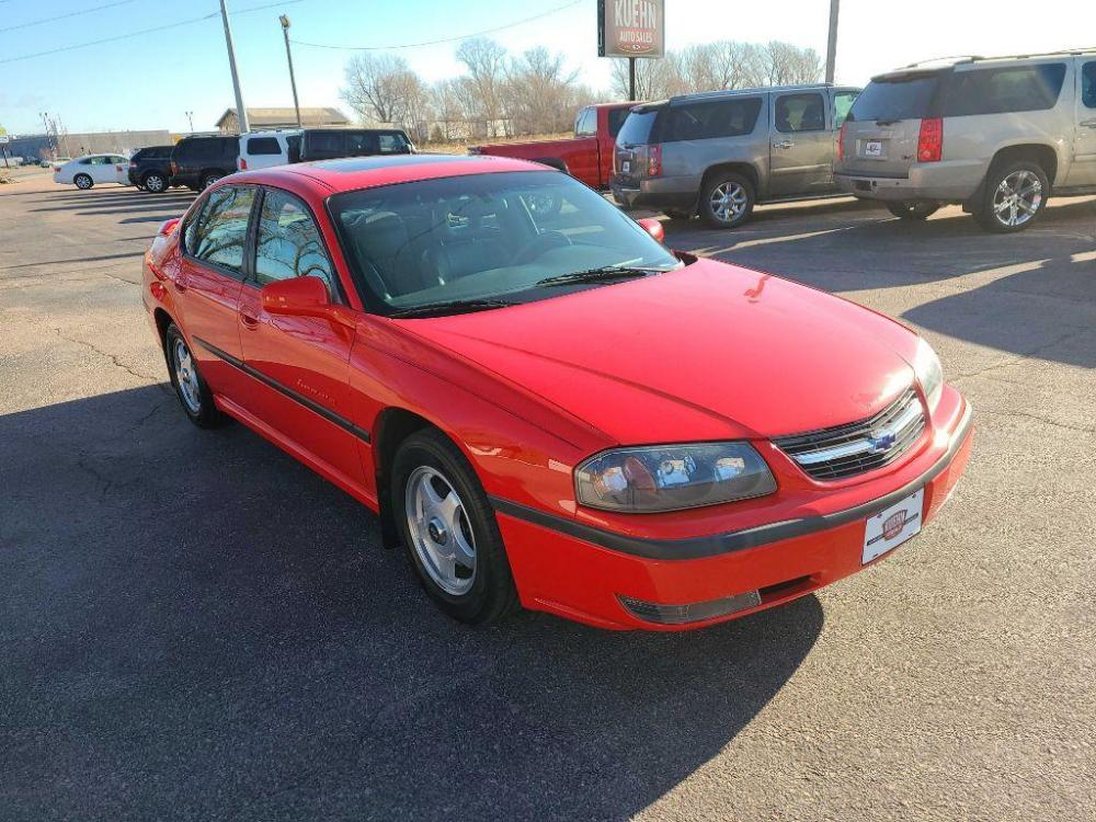 2000 RED CHEVROLET IMPALA LS (2G1WH55K3Y9) with an 3.8L engine, Automatic transmission, located at 495 Old Highway 20 West, South Sioux City, NE, 68776, (402) 494-2677, 42.458408, -96.443512 - Photo #5