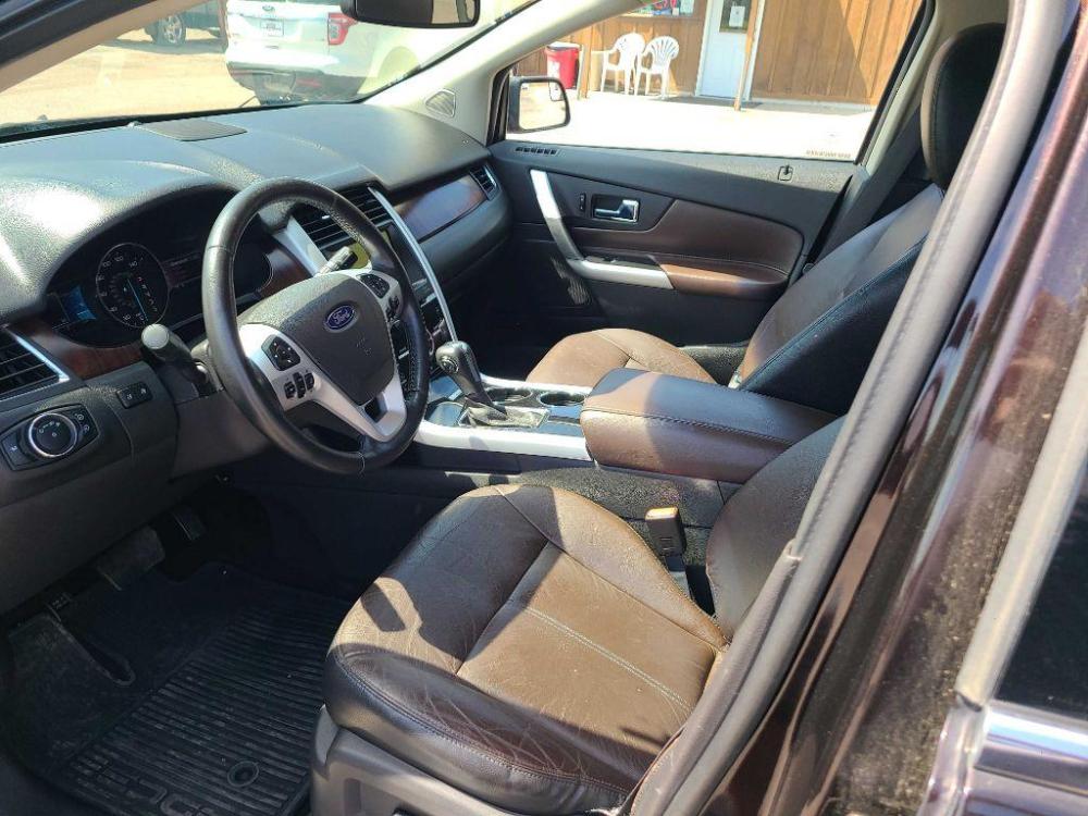 2013 BROWN FORD EDGE LIMITED (2FMDK4KC6DB) with an 3.5L engine, Automatic transmission, located at 495 Old Highway 20 West, South Sioux City, NE, 68776, (402) 494-2677, 42.458408, -96.443512 - Photo #7