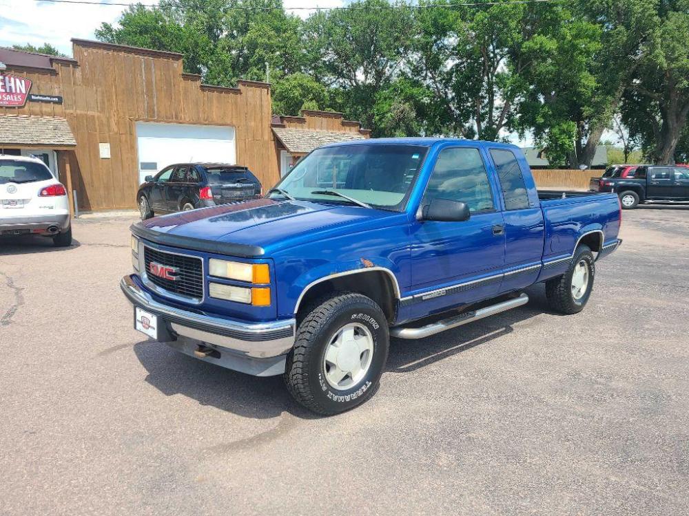 1997 BLUE GMC SIERRA K1500 (2GTEK19R6V1) with an 5.7L engine, Automatic transmission, located at 495 Old Highway 20 West, South Sioux City, NE, 68776, (402) 494-2677, 42.458408, -96.443512 - Photo #0