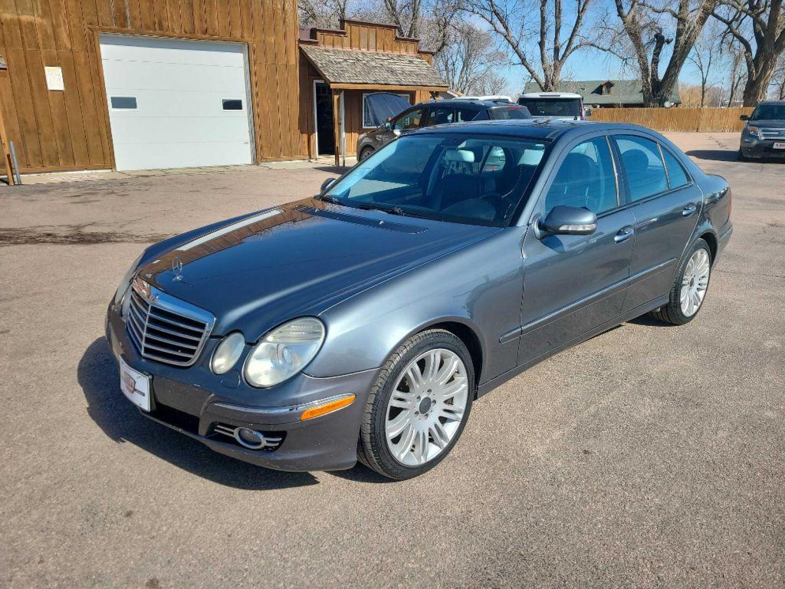 2008 BLUE MERCEDES-BENZ E-CLASS E350 4MATIC (WDBUF87XX8B) with an 3.5L engine, Automatic transmission, located at 495 Old Highway 20 West, South Sioux City, NE, 68776, (402) 494-2677, 42.458408, -96.443512 - Photo #0