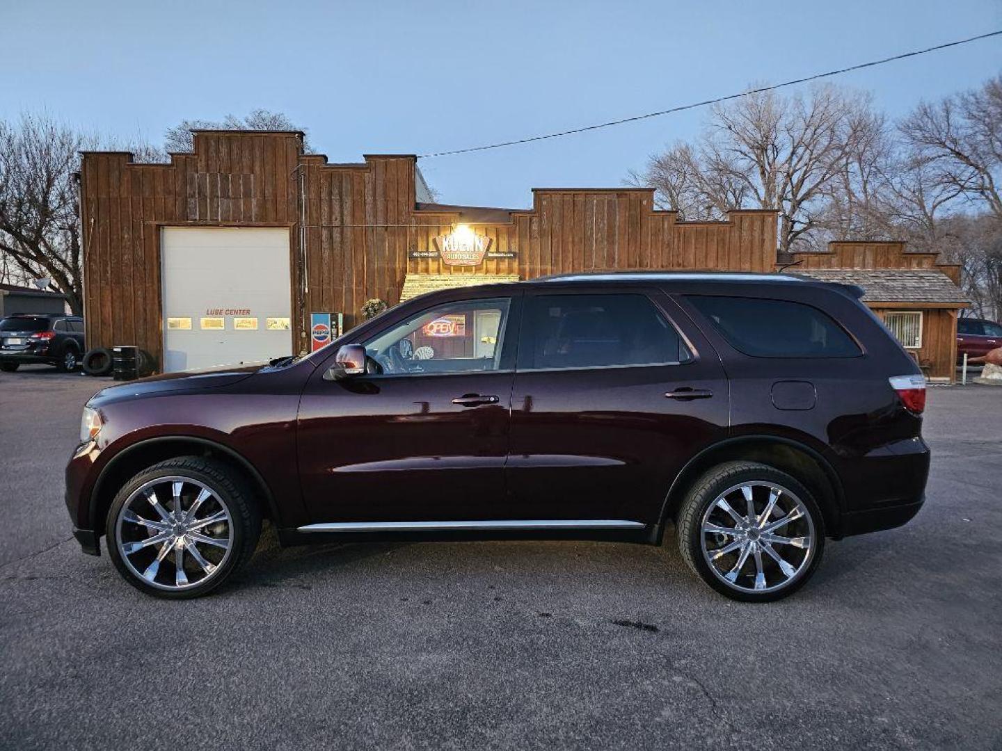 2012 MAROON DODGE DURANGO CREW (1C4RDHDG3CC) with an 3.6L engine, Automatic transmission, located at 495 Old Highway 20 West, South Sioux City, NE, 68776, (402) 494-2677, 42.458408, -96.443512 - Photo#0