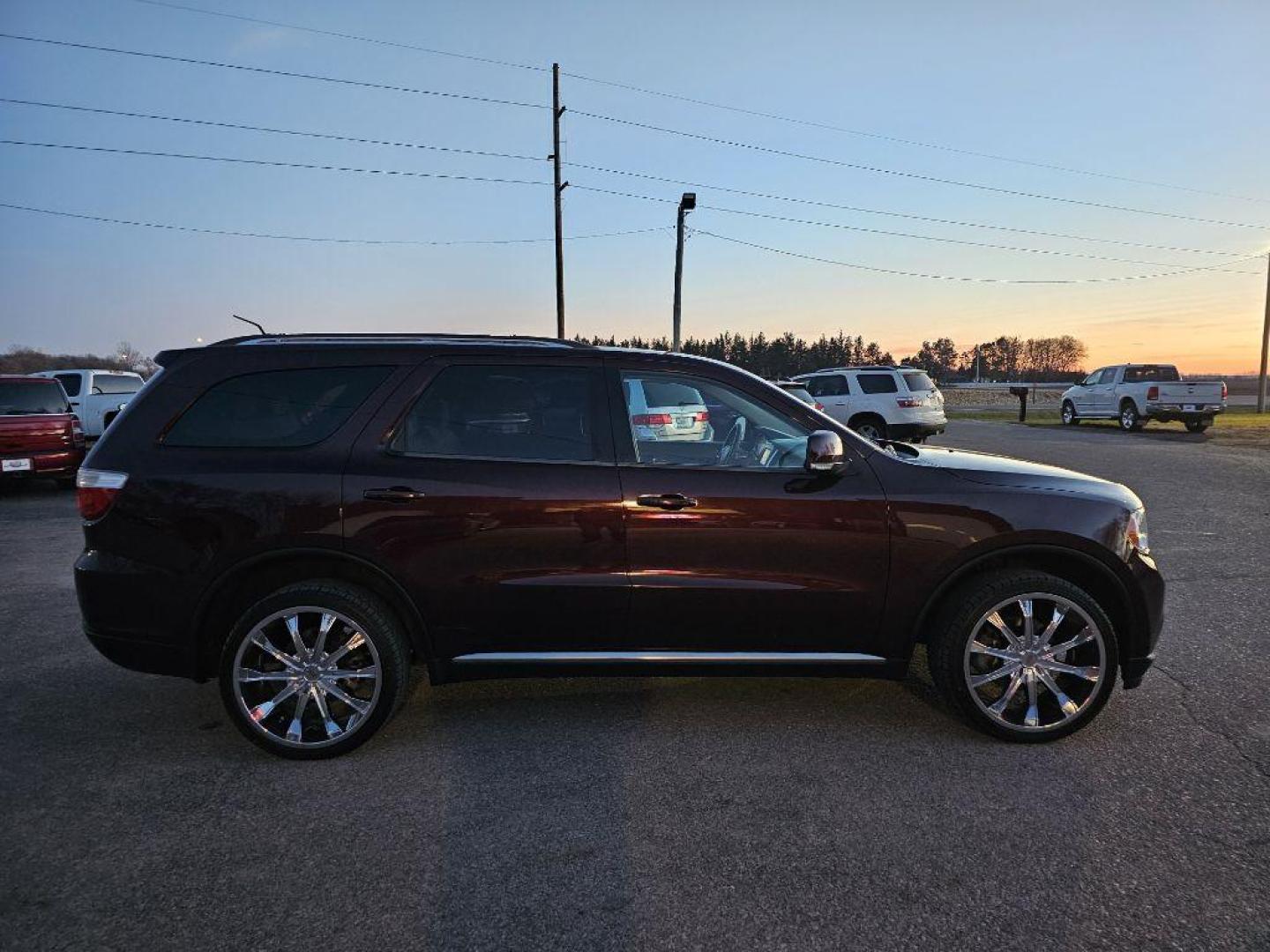 2012 MAROON DODGE DURANGO CREW (1C4RDHDG3CC) with an 3.6L engine, Automatic transmission, located at 495 Old Highway 20 West, South Sioux City, NE, 68776, (402) 494-2677, 42.458408, -96.443512 - Photo#6
