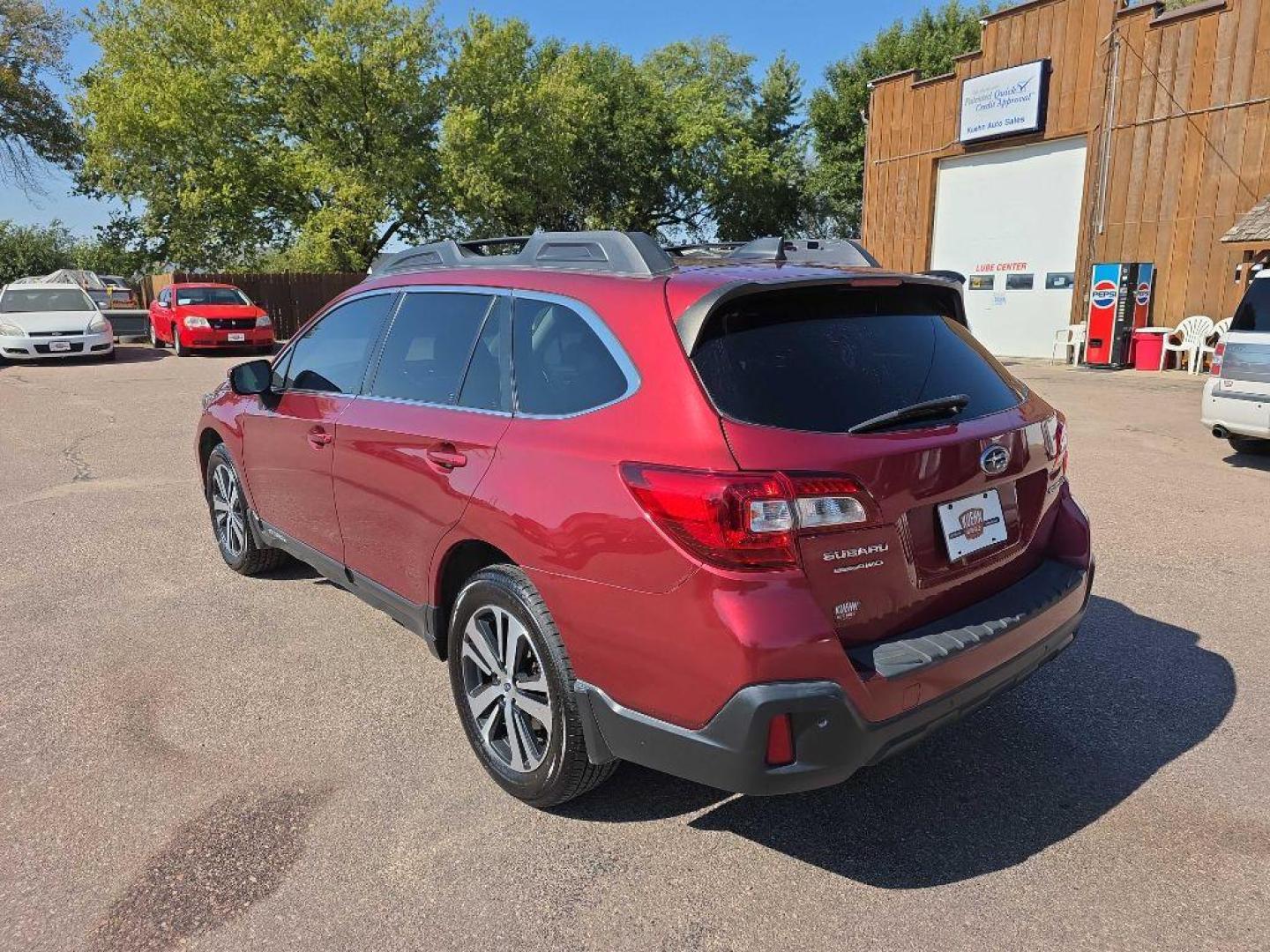 2019 RED SUBARU OUTBACK 2.5I LIMITED (4S4BSANC4K3) with an 2.5L engine, Continuously Variable transmission, located at 495 Old Highway 20 West, South Sioux City, NE, 68776, (402) 494-2677, 42.458408, -96.443512 - Photo#1