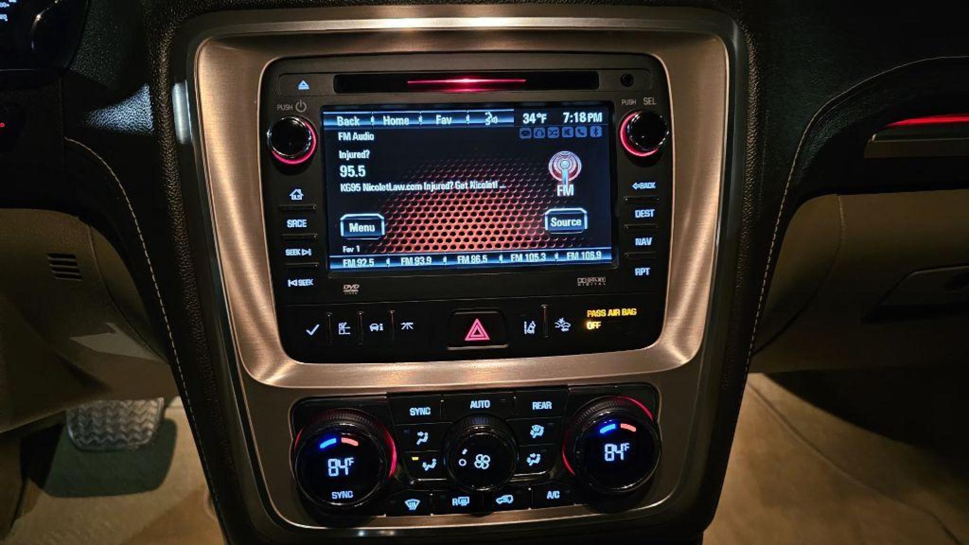 2016 WHITE GMC ACADIA DENALI (1GKKVTKD7GJ) with an 3.6L engine, Automatic transmission, located at 495 Old Highway 20 West, South Sioux City, NE, 68776, (402) 494-2677, 42.458408, -96.443512 - Photo#14