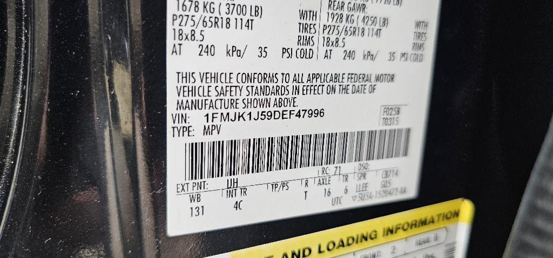 2013 BROWN FORD EXPEDITION EL XLT (1FMJK1J59DE) with an 5.4L engine, Automatic transmission, located at 495 Old Highway 20 West, South Sioux City, NE, 68776, (402) 494-2677, 42.458408, -96.443512 - Photo#16