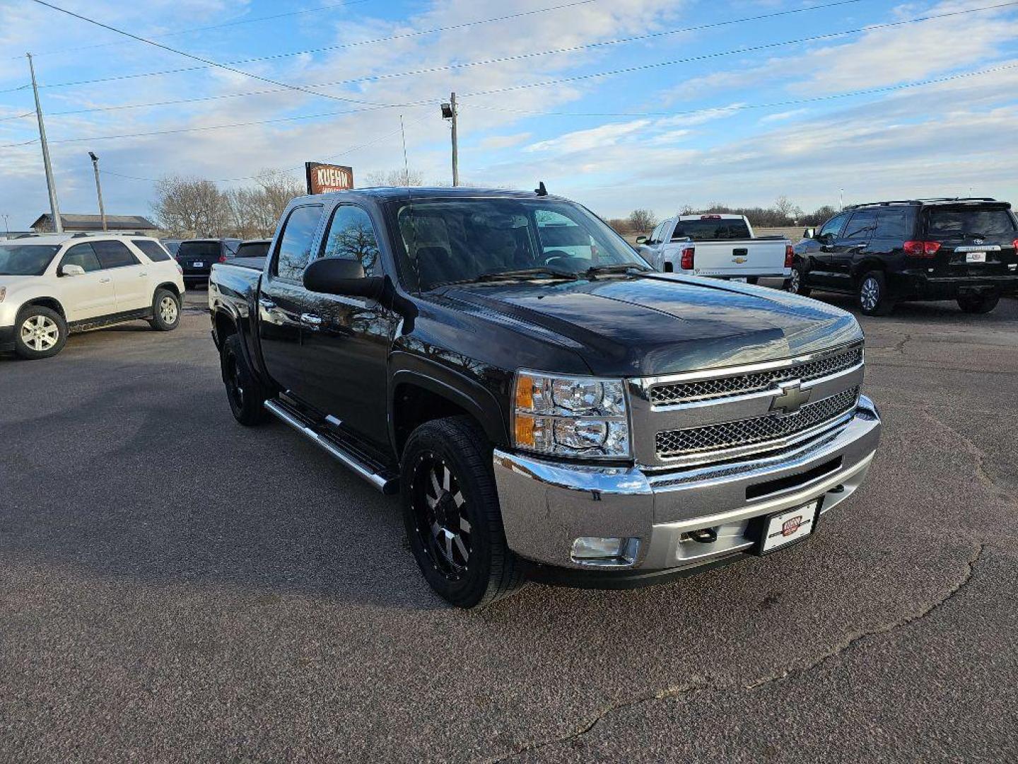 2012 BLACK CHEVROLET SILVERADO 1500 LT (1GCPKSE70CF) with an 5.3L engine, Automatic transmission, located at 495 Old Highway 20 West, South Sioux City, NE, 68776, (402) 494-2677, 42.458408, -96.443512 - Photo#5