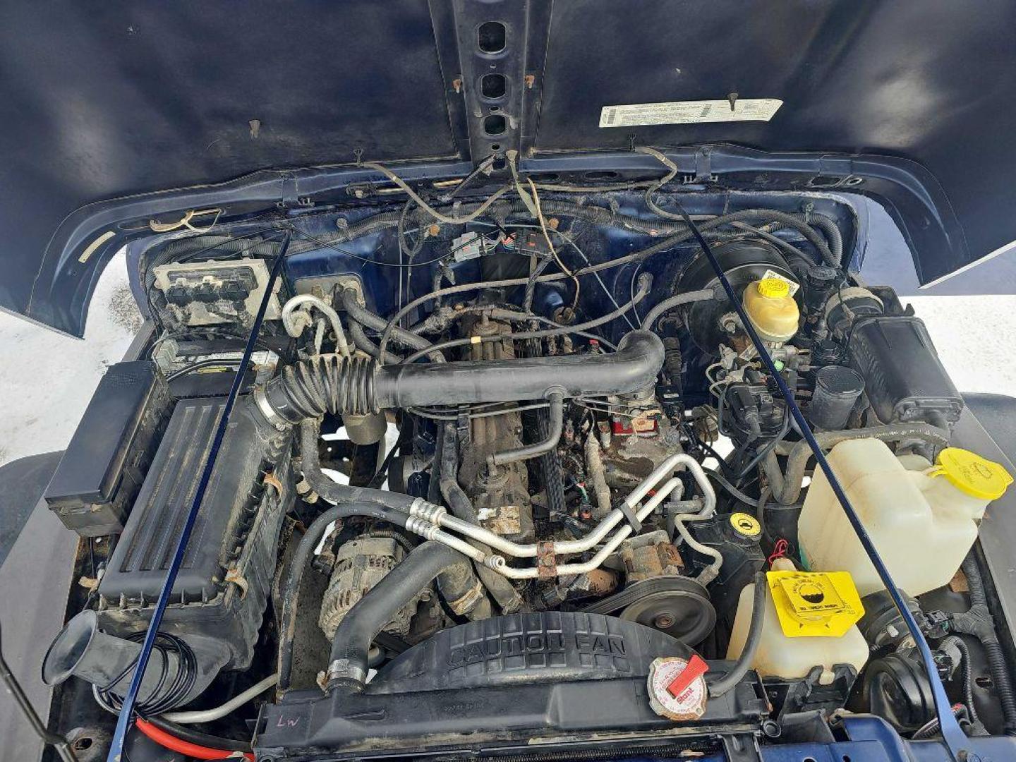 2001 BLUE JEEP WRANGLER / TJ SPORT (1J4FA49S11P) with an 4.0L engine, Automatic transmission, located at 495 Old Highway 20 West, South Sioux City, NE, 68776, (402) 494-2677, 42.458408, -96.443512 - Photo#11