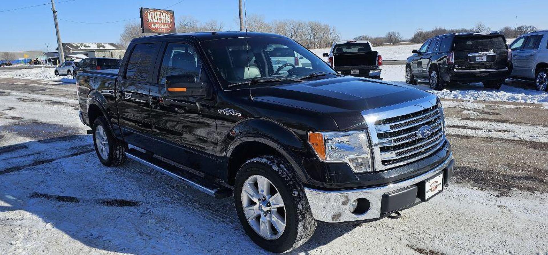 2013 BLACK FORD F150 SUPERCREW (1FTFW1EF7DK) with an 5.0L engine, Automatic transmission, located at 495 Old Highway 20 West, South Sioux City, NE, 68776, (402) 494-2677, 42.458408, -96.443512 - Photo#0