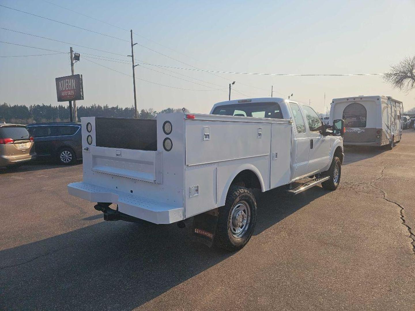 2012 WHITE FORD F350 SUPER DUTY (1FT7X3B69CE) with an 6.2L engine, Automatic transmission, located at 495 Old Highway 20 West, South Sioux City, NE, 68776, (402) 494-2677, 42.458408, -96.443512 - Photo#0