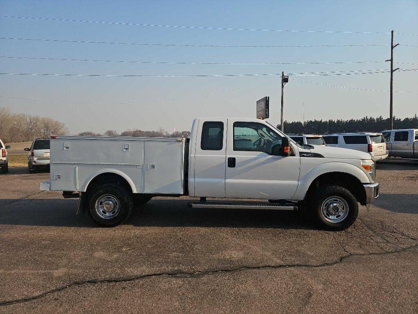 2012 WHITE FORD F350 SUPER DUTY (1FT7X3B69CE) with an 6.2L engine, Automatic transmission, located at 495 Old Highway 20 West, South Sioux City, NE, 68776, (402) 494-2677, 42.458408, -96.443512 - Photo#1