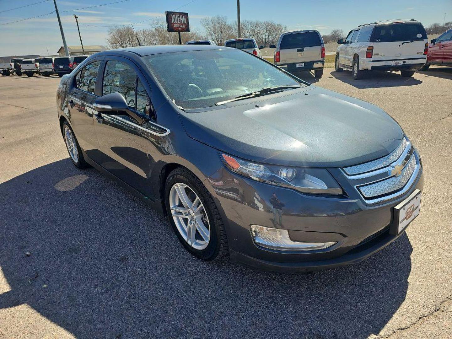 2012 GREY CHEVROLET VOLT (1G1RF6E40CU) with an 1.4L engine, Automatic transmission, located at 495 Old Highway 20 West, South Sioux City, NE, 68776, (402) 494-2677, 42.458408, -96.443512 - Photo#2
