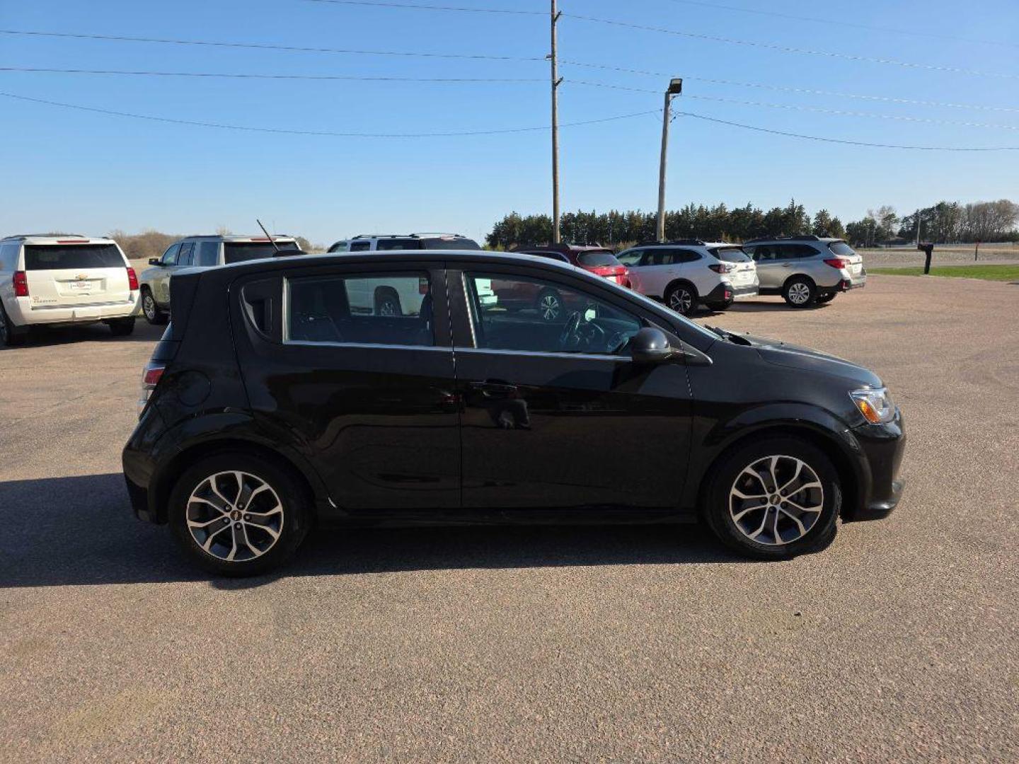 2017 BLACK CHEVROLET SONIC LT (1G1JC6SB9H4) with an 1.4L engine, 6-Speed Manual transmission, located at 495 Old Highway 20 West, South Sioux City, NE, 68776, (402) 494-2677, 42.458408, -96.443512 - Photo#4