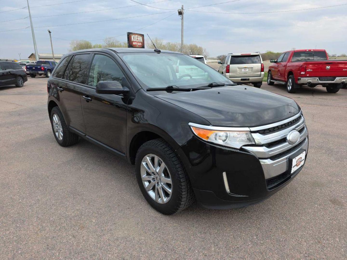2013 BLACK FORD EDGE SEL (2FMDK4JC4DB) with an 3.5L engine, Automatic transmission, located at 495 Old Highway 20 West, South Sioux City, NE, 68776, (402) 494-2677, 42.458408, -96.443512 - Photo#2
