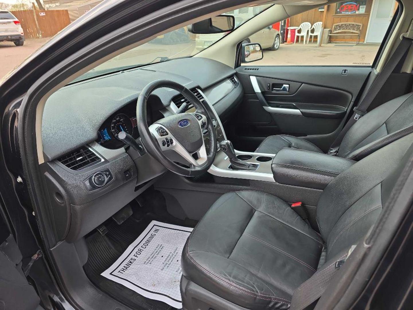 2013 BLACK FORD EDGE SEL (2FMDK4JC4DB) with an 3.5L engine, Automatic transmission, located at 495 Old Highway 20 West, South Sioux City, NE, 68776, (402) 494-2677, 42.458408, -96.443512 - Photo#6