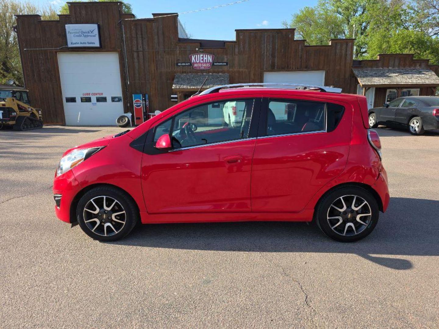 2013 RED CHEVROLET SPARK 2LT (KL8CF6S93DC) with an 1.2L engine, Automatic transmission, located at 495 Old Highway 20 West, South Sioux City, NE, 68776, (402) 494-2677, 42.458408, -96.443512 - Photo#1