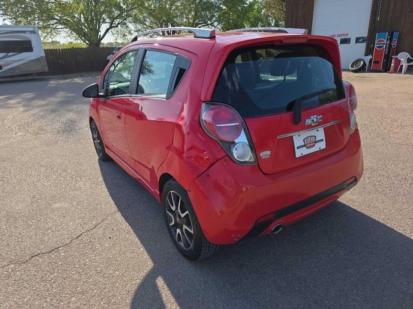 2013 RED CHEVROLET SPARK 2LT (KL8CF6S93DC) with an 1.2L engine, Automatic transmission, located at 495 Old Highway 20 West, South Sioux City, NE, 68776, (402) 494-2677, 42.458408, -96.443512 - Photo#2