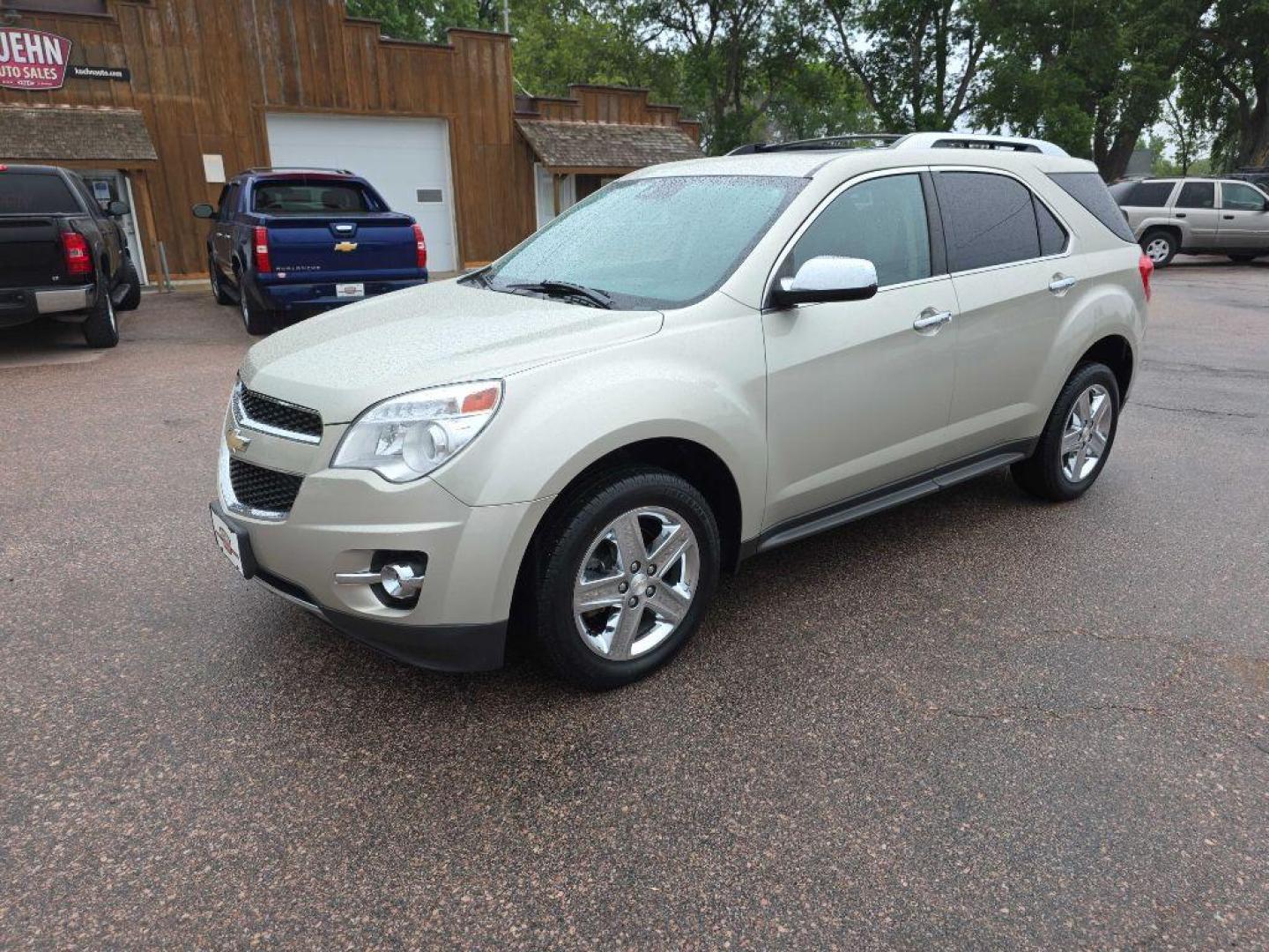 2014 TAN CHEVROLET EQUINOX LTZ (2GNFLHE35E6) with an 3.6L engine, Automatic transmission, located at 495 Old Highway 20 West, South Sioux City, NE, 68776, (402) 494-2677, 42.458408, -96.443512 - Photo#0