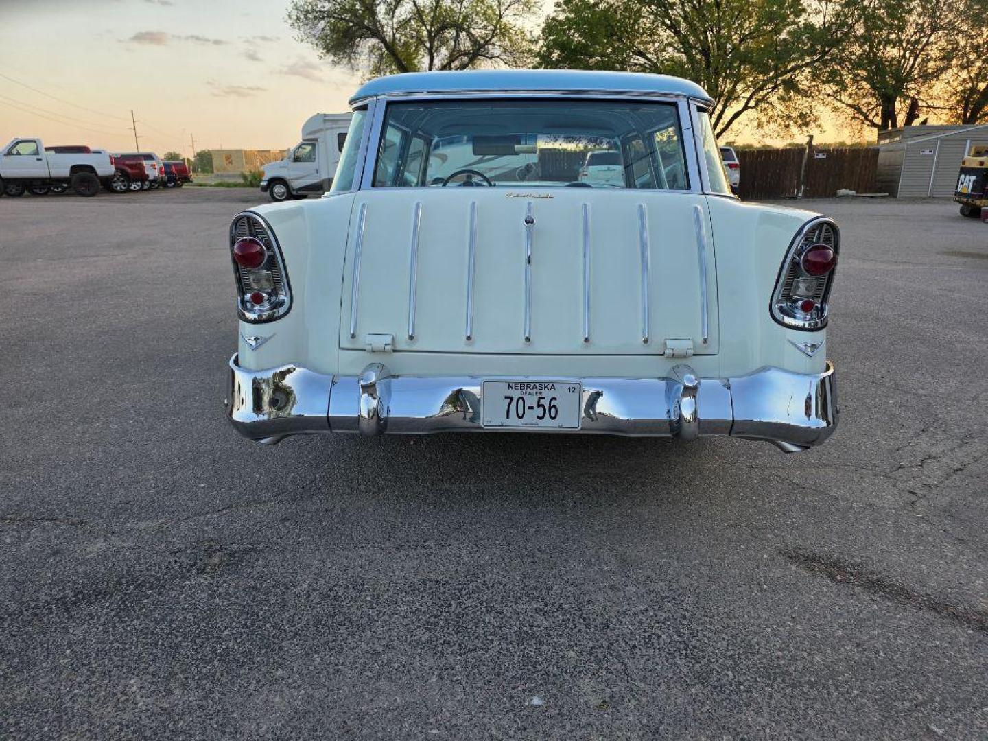 1956 BLUE CHEVROLET NOMAD WAGON (VC56S027265) with an 350 engine, Automatic transmission, located at 495 Old Highway 20 West, South Sioux City, NE, 68776, (402) 494-2677, 42.458408, -96.443512 - Photo#9