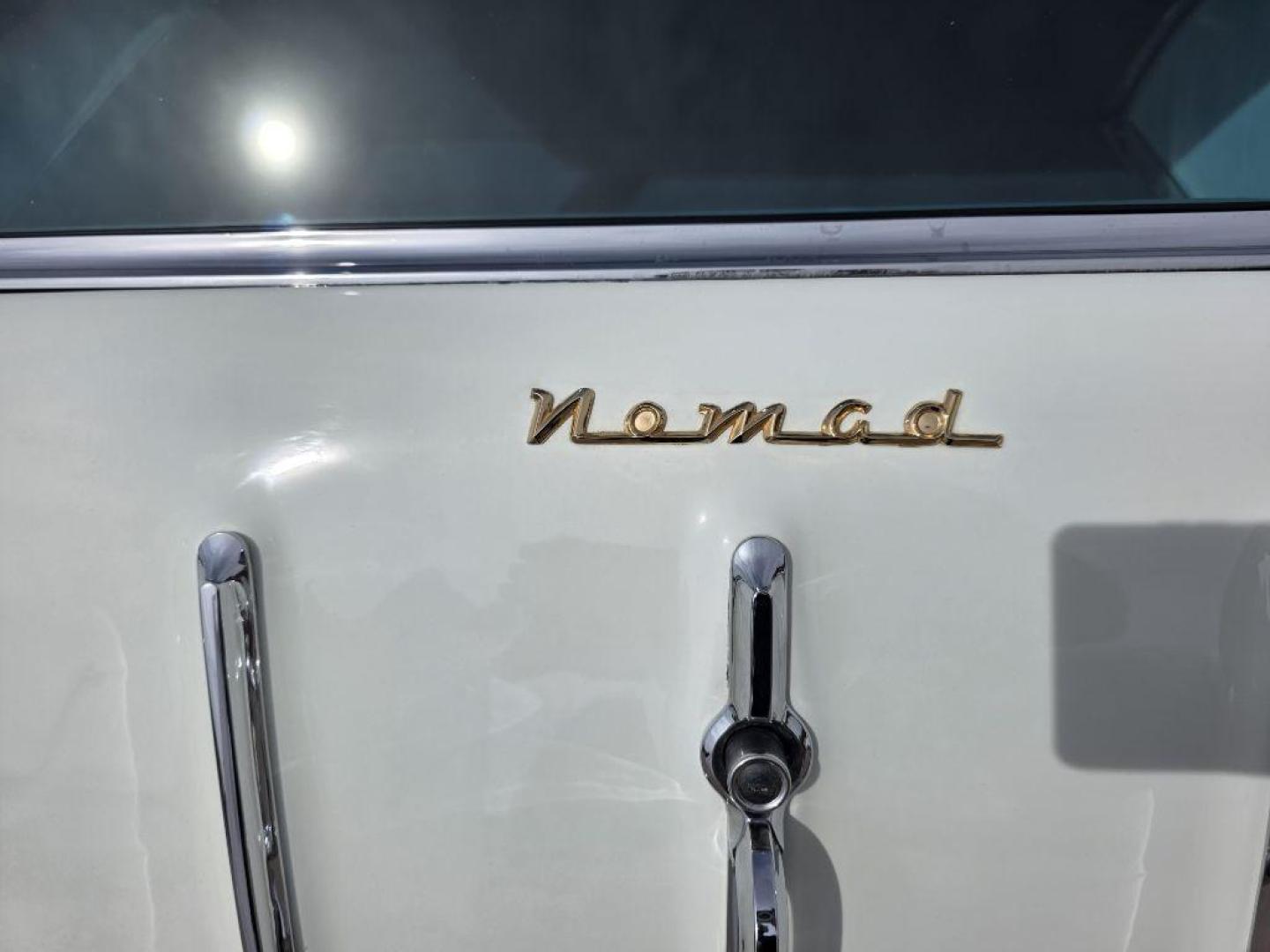 1956 BLUE CHEVROLET NOMAD WAGON (VC56S027265) with an 350 engine, Automatic transmission, located at 495 Old Highway 20 West, South Sioux City, NE, 68776, (402) 494-2677, 42.458408, -96.443512 - Photo#15