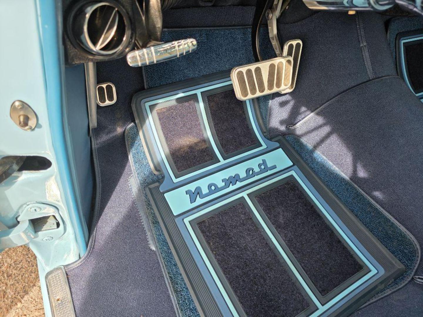 1956 BLUE CHEVROLET NOMAD WAGON (VC56S027265) with an 350 engine, Automatic transmission, located at 495 Old Highway 20 West, South Sioux City, NE, 68776, (402) 494-2677, 42.458408, -96.443512 - Photo#34