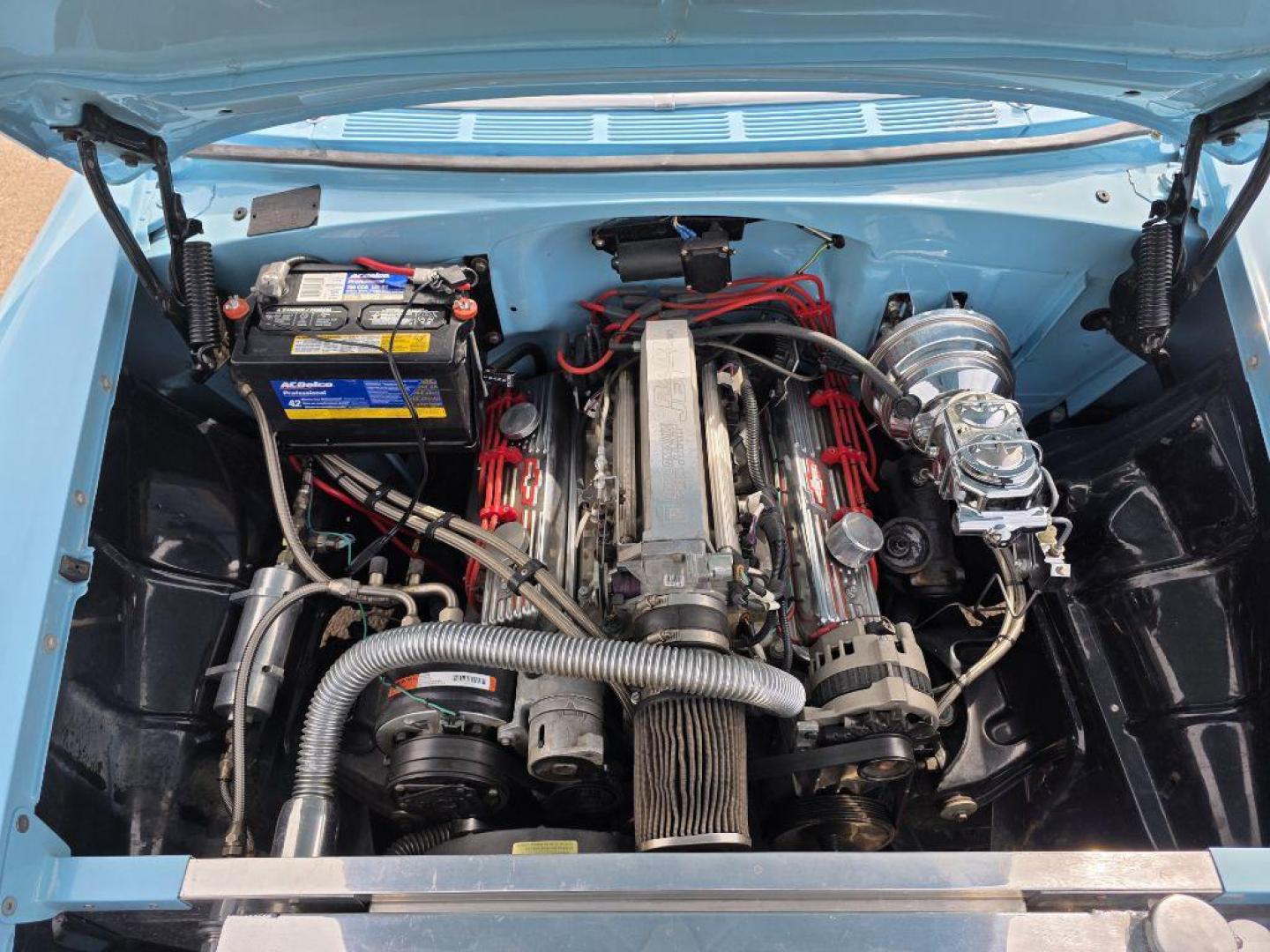 1956 BLUE CHEVROLET NOMAD WAGON (VC56S027265) with an 350 engine, Automatic transmission, located at 495 Old Highway 20 West, South Sioux City, NE, 68776, (402) 494-2677, 42.458408, -96.443512 - Photo#35
