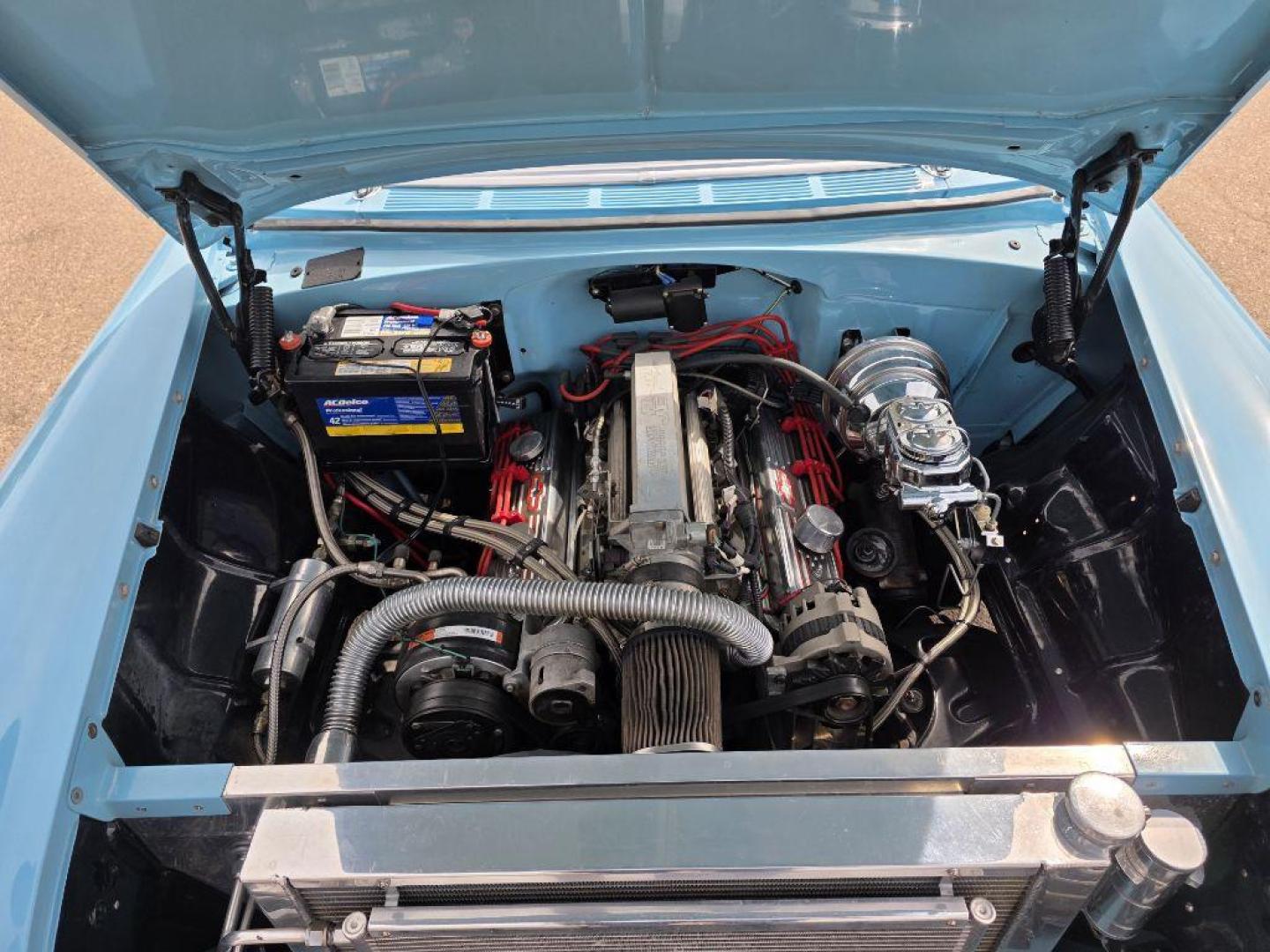 1956 BLUE CHEVROLET NOMAD WAGON (VC56S027265) with an 350 engine, Automatic transmission, located at 495 Old Highway 20 West, South Sioux City, NE, 68776, (402) 494-2677, 42.458408, -96.443512 - Photo#36