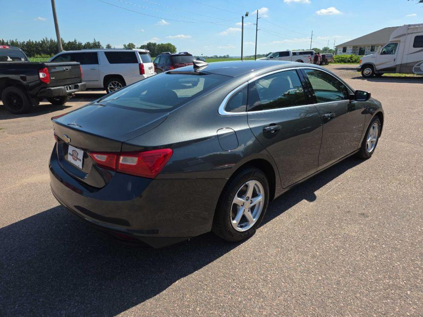 2018 GREY CHEVROLET MALIBU LS (1G1ZB5ST7JF) with an 1.5L engine, Automatic transmission, located at 495 Old Highway 20 West, South Sioux City, NE, 68776, (402) 494-2677, 42.458408, -96.443512 - Photo#3