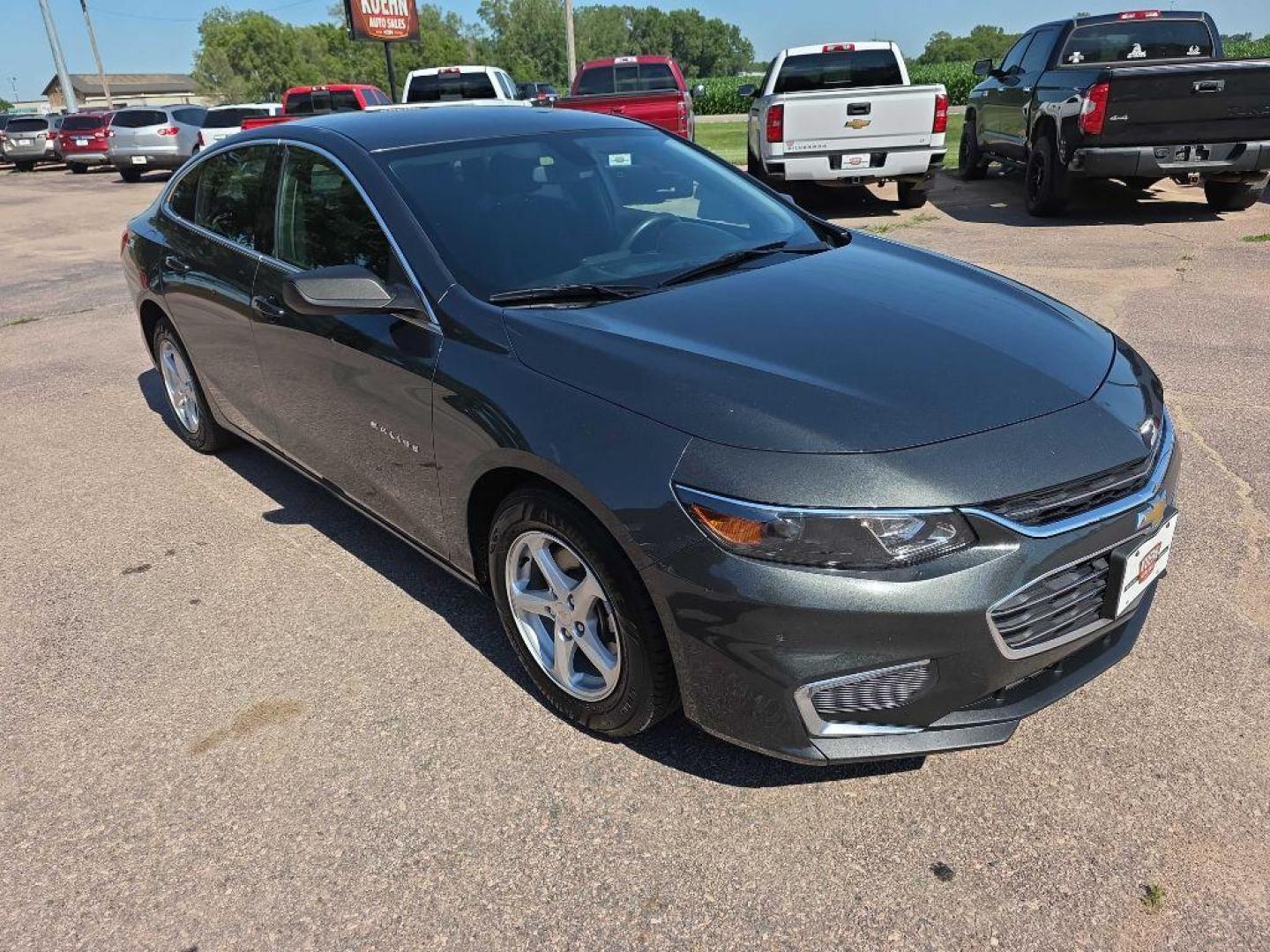 2018 GREY CHEVROLET MALIBU LS (1G1ZB5ST7JF) with an 1.5L engine, Automatic transmission, located at 495 Old Highway 20 West, South Sioux City, NE, 68776, (402) 494-2677, 42.458408, -96.443512 - Photo#5
