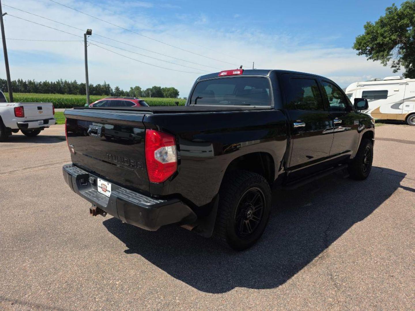2016 BLACK TOYOTA TUNDRA CREWMAX 1794 (5TFAW5F12GX) with an 5.7L engine, Automatic transmission, located at 495 Old Highway 20 West, South Sioux City, NE, 68776, (402) 494-2677, 42.458408, -96.443512 - Photo#1