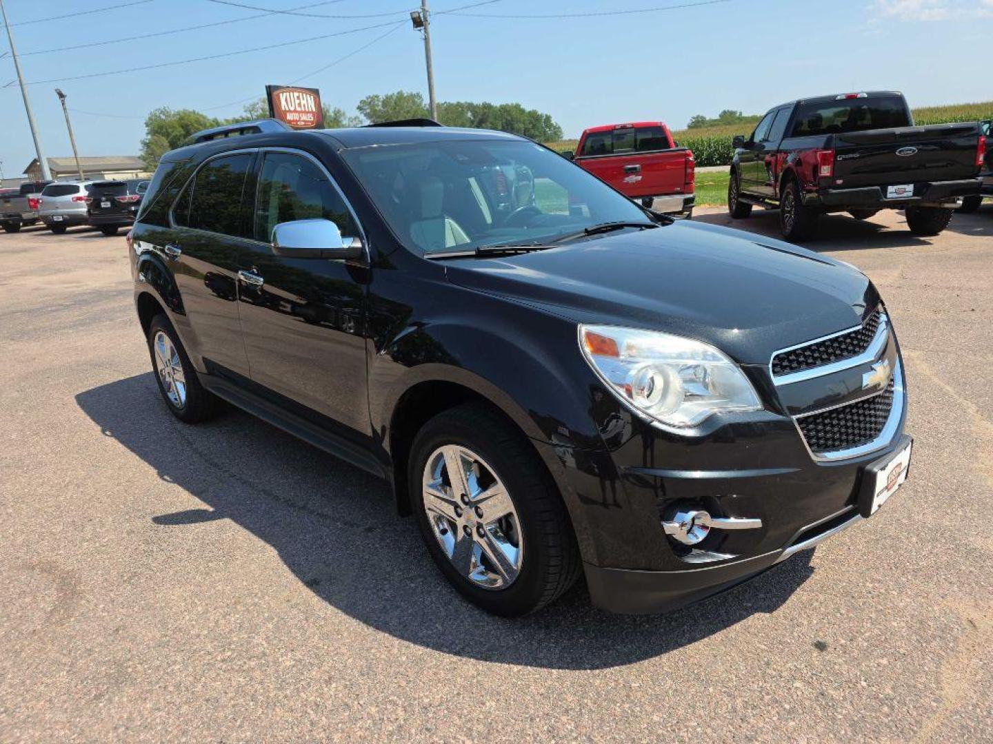 2015 BLACK CHEVROLET EQUINOX LTZ (2GNFLHEK2F6) with an 2.4L engine, Automatic transmission, located at 495 Old Highway 20 West, South Sioux City, NE, 68776, (402) 494-2677, 42.458408, -96.443512 - Photo#4