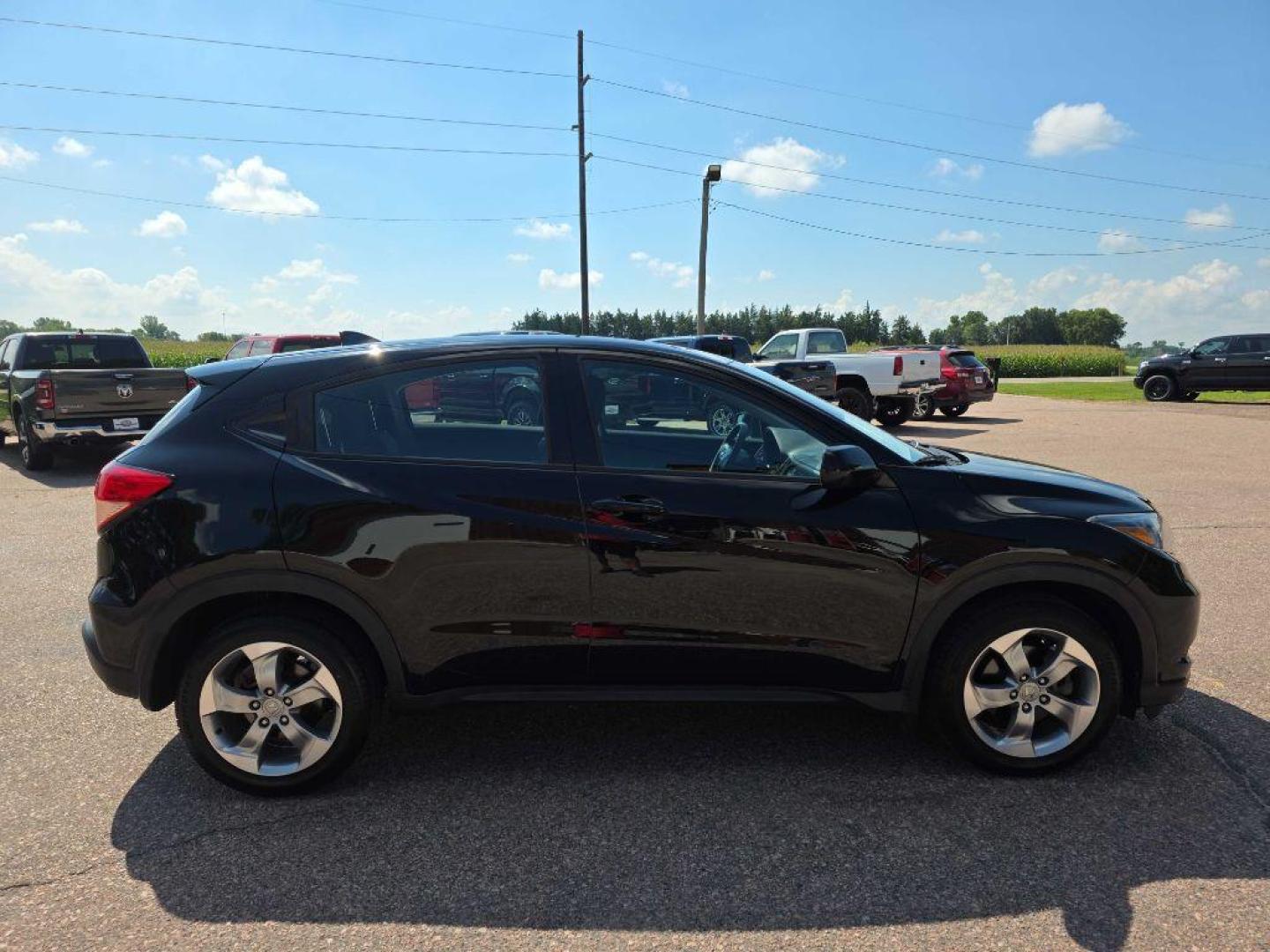 2016 BLACK HONDA HR-V LX (3CZRU6H31GM) with an 1.8L engine, Continuously Variable transmission, located at 495 Old Highway 20 West, South Sioux City, NE, 68776, (402) 494-2677, 42.458408, -96.443512 - Photo#0